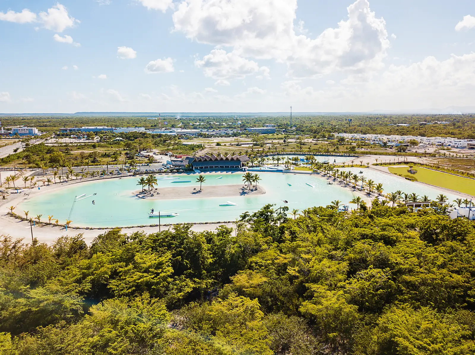 Vista aérea de Caribbean Lake Park
