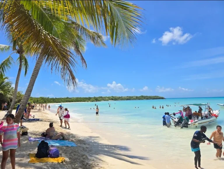 Playa de Isla Saona en el tour VIP en lancha rápida