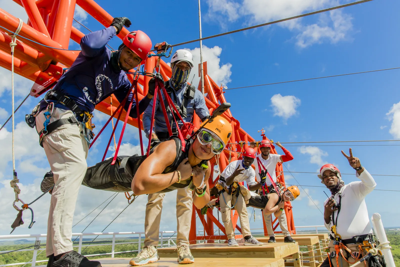 Superman Zip-Line en Scape Park